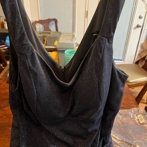 Dress worn once. The color is dark gray/blue.